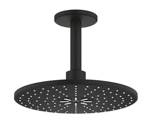 GROHE RAINSHOWER SMARTACTIVE 310 horná sprcha pr. 310 mm, 2 prúdy, s ramenom, phantom black 22124KF0 Obrázek - fotka
