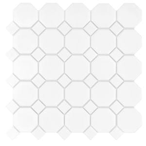 DUNIN ARABESCO mozaika 29,5x29,5(5,5x5,5, 2,3x2,3)cm, mat, white