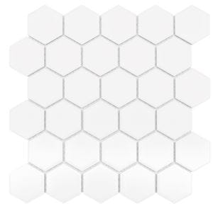 DUNIN HEXAGONIC mozaika 27,1x28,2(5,1x5,8)cm, mat, white