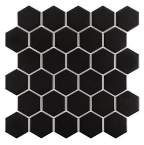 DUNIN HEXAGONIC mozaika 27,1x28,2(5,1x5,8)cm, mat, black