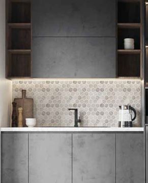 DUNIN WOODSTONE mozaika 30,5x30,5(2,5x2,5)cm, lesk, grey WS GREY 25 Obrázek - fotka