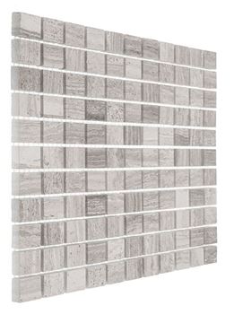 DUNIN WOODSTONE mozaika 30,5x30,5(2,5x2,5)cm, lesk, grey WS GREY 25 Obrázek - fotka