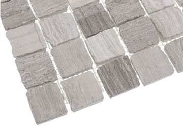 DUNIN WOODSTONE mozaika 30,5x30,5(3,2x3,2)cm, mat, grey WS GREY BEND 32 mat Obrázek - fotka