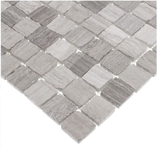 DUNIN WOODSTONE mozaika 30,5x30,5(3,2x3,2)cm, mat, grey WS GREY BEND 32 mat Obrázek - fotka