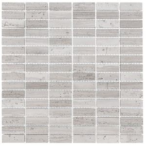 DUNIN WOODSTONE mozaika 30,5x30,5(4,8x1,7)cm, lesk, grey