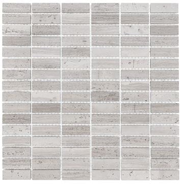 DUNIN WOODSTONE mozaika 30,5x30,5(4,8x1,7)cm, lesk, grey