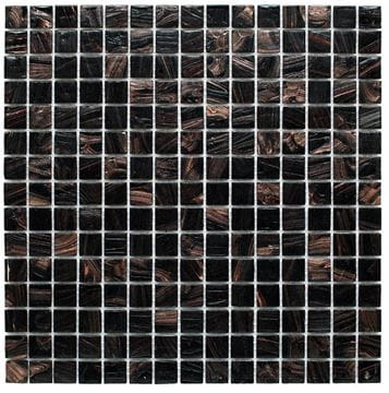 DUNIN JADE mozaika 32,7x32,7(2x2)cm, lesk, black/gold