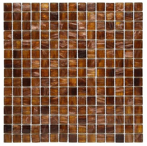 DUNIN JADE mozaika 32,7x32,7(2x2)cm, lesk, brown/gold JADE 004  Obrázek - Hlavní obrázek