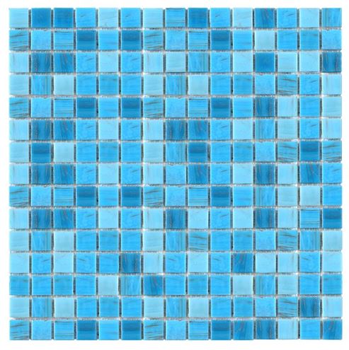 DUNIN JADE mozaika 32,7x32,7(2x2)cm, lesk, blue JADE 105  Obrázek - Hlavní obrázek