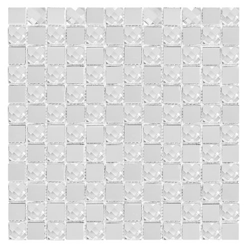 DUNIN VITRUM mozaika 30x30(2,5x2,5)cm, strieborná/zrkadlo VITRUM DIAM. MIX 131 Obrázek - Hlavní obrázek