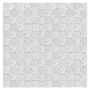 DUNIN VITRUM mozaika 30x30(2,5x2,5)cm, strieborná/zrkadlo