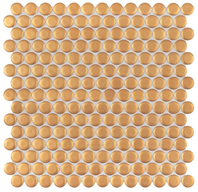 DUNIN PENNY & TWIG mozaika 27,2x27,4(pr.1,9)cm, mat, gold