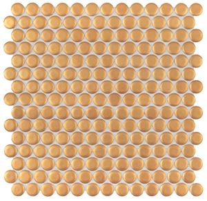 DUNIN PENNY & TWIG mozaika 27,2x27,4(pr.1,9)cm, mat, gold
