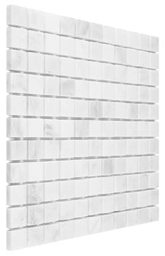 DUNIN BLACK & WHITE mozaika 30,5x30,5(2,5x2,5)cm, lesk, white EASTERN WHITE 25   Obrázek - fotka