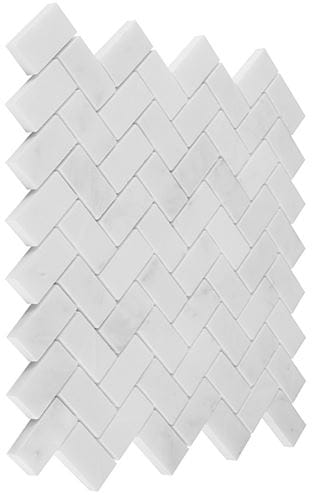 DUNIN BLACK & WHITE mozaika 28,5x30,5(2,4x4,8)cm, lesk, white EA.WHITE HERRING. 48 Obrázek - fotka