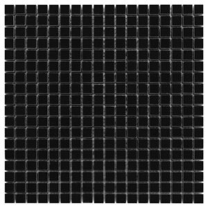 DUNIN BLACK & WHITE mozaika 30,5x30,5(1,5x1,5)cm, lesk, black