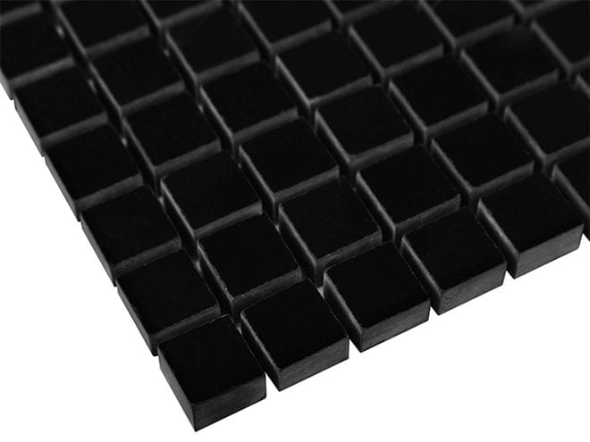 DUNIN BLACK & WHITE mozaika 30,5x30,5(1,5x1,5)cm, lesk, black PURE BLACK 15  Obrázek - fotka