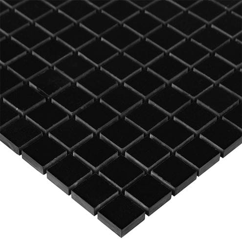 DUNIN BLACK & WHITE mozaika 30,5x30,5(2,5x2,5)cm, lesk, black PURE BLACK 25  Obrázek - fotka