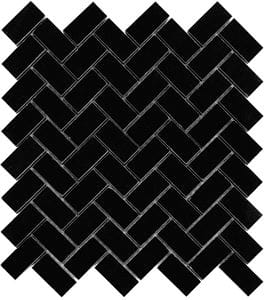 DUNIN BLACK & WHITE mozaika 28,5x30,5(2,4x4,8)cm, lesk, black