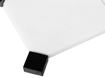 DUNIN BLACK & WHITE mozaika 30,5x30,5(10x10, 2x2)cm, lesk, white/black PURE B&W OCTAGON 100 Obrázek - fotka