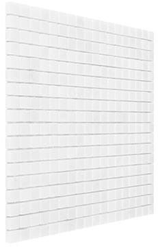 DUNIN BLACK & WHITE mozaika 30,5x30,5(1,5x1,5)cm, lesk, white PURE WHITE 15 Obrázek - fotka