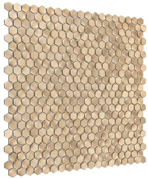 DUNIN METALLIC mozaika 30x30(1,4x1,6)cm, gold AL. GOLD HEX. 14 Obrázek - fotka