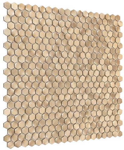 DUNIN METALLIC mozaika 30x30(1,4x1,6)cm, gold AL. GOLD HEX. 14 Obrázek - fotka
