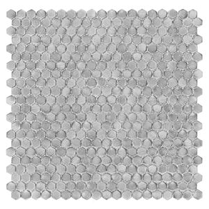 DUNIN METALLIC mozaika 30x30(1,4x1,6)cm, silver