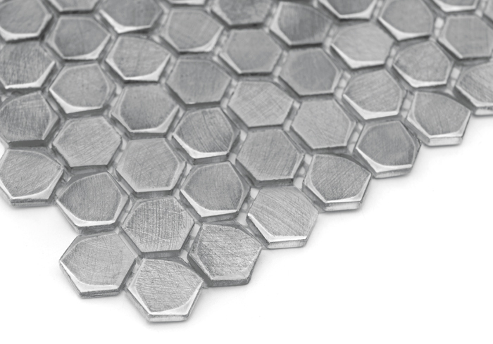 DUNIN METALLIC mozaika 30x30(1,4x1,6)cm, silver AL. SILVER HEX. 14 Obrázek - fotka