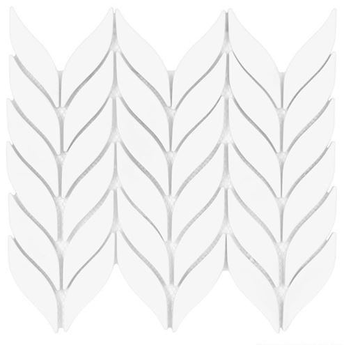 DUNIN BOTTANY mozaika 26,5x22,5(4x8)cm, mat, white BOTTANY WHITE mat Obrázek - Hlavní obrázek