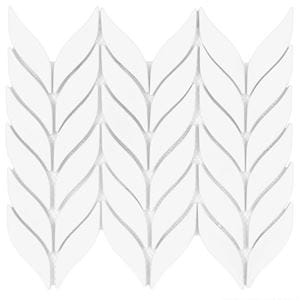 DUNIN BOTTANY mozaika 26,5x22,5(4x8)cm, mat, white