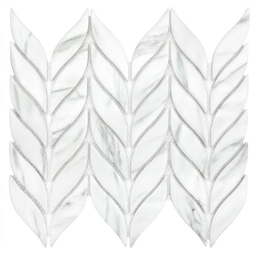 DUNIN BOTTANY mozaika 26,5x22,5(4x8)cm, mat, carrara BOTTANY CARRARA mat Obrázek - Hlavní obrázek