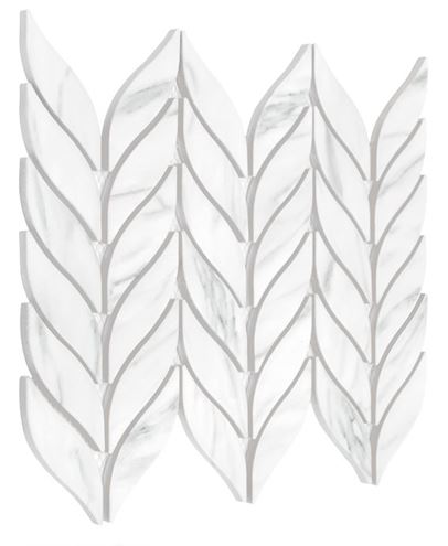 DUNIN BOTTANY mozaika 26,5x22,5(4x8)cm, mat, carrara BOTTANY CARRARA mat Obrázek - fotka