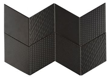 DUNIN ROMBIC obklad 11,5x20cm, mat, black ROMBIC BLACK 04 mat Obrázek - fotka