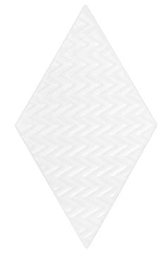 DUNIN ROMBIC obklad 11,5x20cm, mat, white