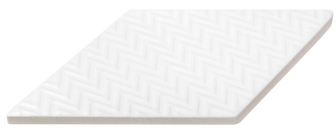 DUNIN ROMBIC obklad 11,5x20cm, mat, white ROMBIC WHITE 04 MATT Obrázek - fotka