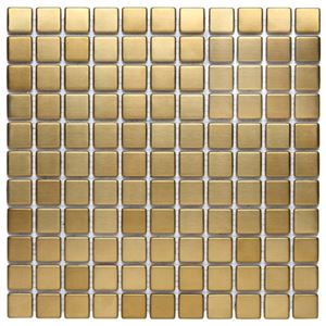 DUNIN METALLIC mozaika 30,5x30,5(2,5x2,5)cm, gold