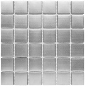 DUNIN METALLIC mozaika 30,5x30,5(4,7x4,7)cm, silver