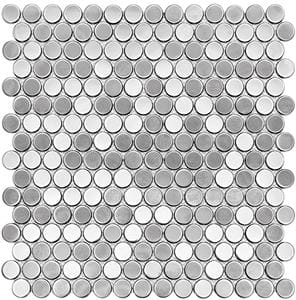 DUNIN METALLIC mozaika 30x30(2x2)cm, silver