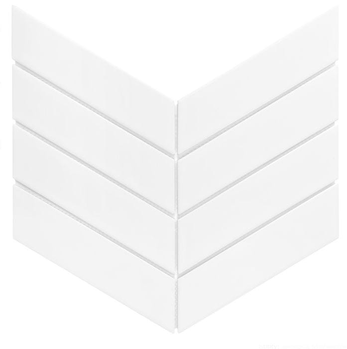 DUNIN ROYAL mozaika 31,8x22,4(18x5,2)cm, mat, white