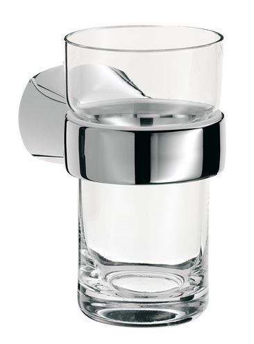 CONCEPT 200 nástenný pohárik, sklo, chróm S4820 (010-7110) Obrázek - Hlavní obrázek