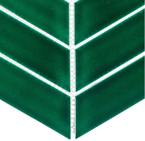 DUNIN ROYAL mozaika 31,8x22,4(18x5,2)cm, lesk, vert R. CHEV. VERT Obrázek - fotka