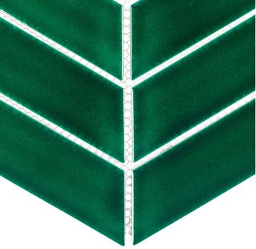 DUNIN ROYAL mozaika 31,8x22,4(18x5,2)cm, lesk, vert R. CHEV. VERT Obrázek - fotka