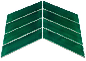 DUNIN ROYAL mozaika 31,8x22,4(18x5,2)cm, lesk, vert R. CHEV. VERT Obrázek - fotka