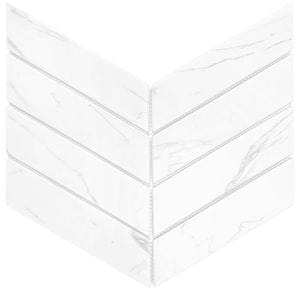 DUNIN ROYAL mozaika 31,8x22,4(18x5,2)cm, mat, carrara