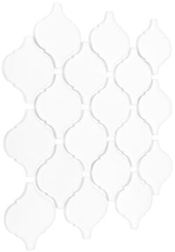DUNIN ARABESCO mozaika 27,6x25(7,8x7,4)cm, lesk, white M. ARABESCO WHITE Obrázek - fotka