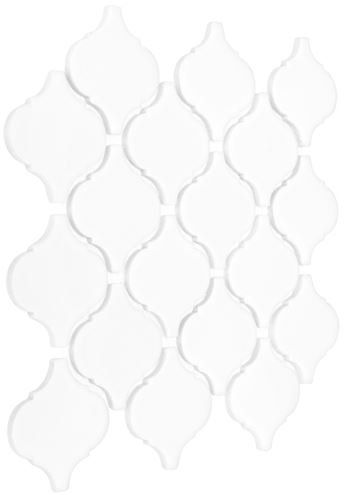 DUNIN ARABESCO mozaika 27,6x25(7,8x7,4)cm, lesk, white M. ARABESCO WHITE Obrázek - fotka
