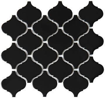 DUNIN ARABESCO mozaika 27,6x25(7,8x7,4)cm, lesk, black