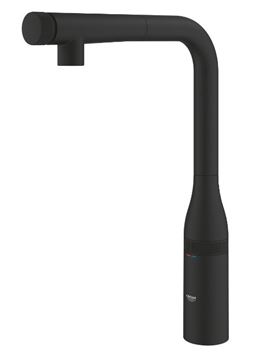 GROHE ESSENCE SMARTCONTROL drezová batéria, s vyťahovacou sprškou, phantom black 31928KF0 Obrázek - fotka