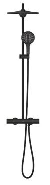 GROHE RAINSHOWER SMARTACTIVE 310 sprchový set s termostatickou batériou, horná sprcha, ručná sprcha, tyč, hadica, phantom black 22119KF0 Obrázek - fotka